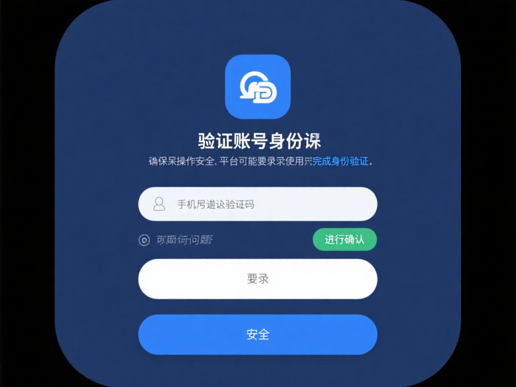 验证账号身份：为确保操作安全，平台可能要求您完成身